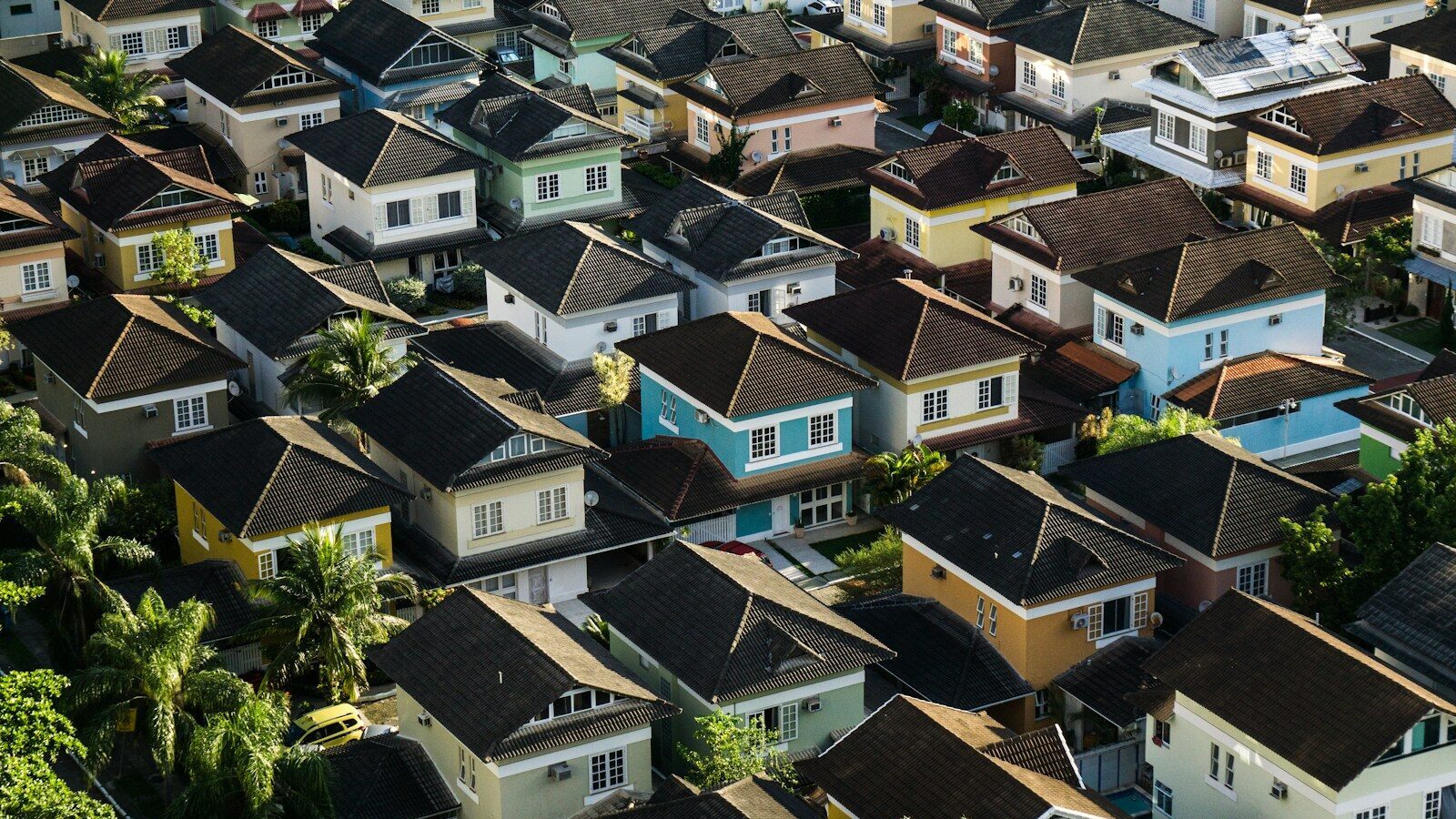 aerial photography of rural